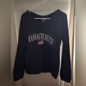 Ninety Gray Massachusetts Sweatshirt Size M